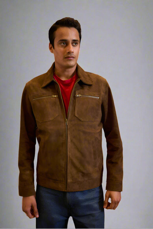 Brown Seude Jacket